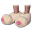  Big Tits Slippers Info - Start the laughter at any adult party or bucks' night w/ the Big Tits Slippers! These cosy slippers feature a pair of plush breasts & make a great gag gift.