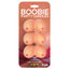  Boobie Party Candles 3-Pack are shaped like a pair of natural breasts & have a wick at each nipple, perfect for bucks' nights, birthdays & adult parties. Package.