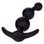 Booty Call Booty Beads - trio of anal beads has a rocking base for safe & easy removal. Black 3