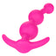 Booty Call Booty Beads - trio of anal beads has a rocking base for safe & easy removal. Pink 3