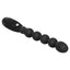 Booty Call Booty Bender Flexible Vibrating Anal Beads - 5 tapered beads + 3 vibration speeds. Black 7