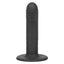 Boundless 6" Ridged Dong w/ Suction Cup - solid curved shaft w/ ridged texture for more stimulation & a harness-compatible suction cup. Black 4