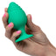 Cheeky Anal Plug Duo - Green - butt plugs come in a small + large size & feature suction cup bases w/ textured concentric ridges for more stimulation. 2