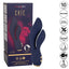 Chic lilac vibrator's G-spot & clitoral arms follow each other's shape for better body contact w/ your sweet spots. Features