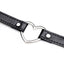 Master Series - Chrome Heart Choker - made from cruelty-free vegan leather w/ a soft lining & a nickel-free metal heart at the centre. Black (6)