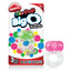 Screaming O ColorPop Big O Vibrating Cockring - has 4 vibrating functions & a stretchy, wide, flat band. Hot Pink and Neon Green, package shown