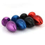 Large Black, Navy Blue, Red & Purple Tapered Seamless Metal Butt Plug