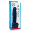 The colours pleasures 5" dildo is made from waterproof silicone & has a realistic design w/ phallic head, veiny shaft & balls + a suction cup for hands-free fun. Blue-package.