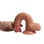 Dean's Penis 8" Dual-Layered Silicone Cock With Suction Cup feels just like a realistic erection thanks to its soft exterior & firm inner core + sculpted phallic details. Flexible.