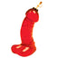 This fun phallic drink bottle has a realistic shape with a bulbous head, veiny shaft & testicles you can fill with any liquid. Red.