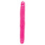 Dillio 12" Double Dillio Dildo has realistically sculpted features, including 2 tapered phallic heads & a veiny textured shaft. Pink. (2)