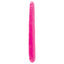 Dillio 16" Double Dillio Dildo has realistically sculpted features, including 2 different-sized tapered phallic heads & veiny texture. Pink. (2)