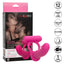 Double Diver Rechargeable Vibrating Silicone DP Cock Ring has an attached mini-dildo probe for double penetration & 12 vibration modes in a clitoral bullet for triple stimulation. Features.