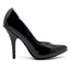 Ellie Shoes 5" Heel Patent Pump heels are sleek & simple w/ a 5" stiletto heel that goes w/ everything from office looks to lingerie. Black. (3)