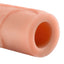 Fantasy X-Tensions Mega 1" Girthy Penis Extension Sleeve adds 1 inch (2.5cm) of usable solid length & increases girth by 66%. Trimmable base.