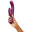 FemmeFunn Balai Clitoral Swaying Motion Rabbit Vibrator has 12 modes of G-spot vibration, 3 clitoral swinging modes to externally stimulate you & a ridged shaft to hold it in place, hands-free. Purple-on hand.