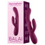 FemmeFunn Balai Clitoral Swaying Motion Rabbit Vibrator has 12 modes of G-spot vibration, 3 clitoral swinging modes to externally stimulate you & a ridged shaft to hold it in place, hands-free. Purple-package.