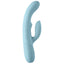 FemmeFunn Balai Clitoral Swaying Motion Rabbit Vibrator has 12 modes of G-spot vibration, 3 clitoral swinging modes to externally stimulate you & a ridged shaft to hold it in place, hands-free. Light blue. (3)