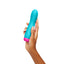  FemmeFunn Rora Liquid Silicone Rotating Bullet Vibrator has 8 synchronised rotation + vibration modes & an intense 10-second Boost Mode to please you inside & out. Turquoise. On-hand.