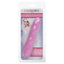 First Time - Mini Power Swirl - beginner-friendly straight vibrator has powerful multi-speed vibrations, swirling ribbed texture with a velvety coating. Pink, package