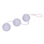 First Time - Triple Love Balls, weighted trio of kegel balls have silky-smooth PU coating, retrieval loop. Purple 2