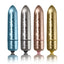 Rocks-Off Frosted Fleurs Bullet Vibrator in Glittery Gold, Rose Gold, Silver & Blue