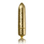 Rocks-Off Frosted Fleurs Bullet Vibrator in Glittery Gold Drift