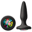 Glams Gem Butt Plug - Mini is made of silky-smooth silicone that is body-safe and a cinch to clean after your naughty fun is over. It's the perfect plug for making yourself or a partner feel that extra little bit glamorous in the bedroom or fetish event. Black.