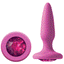 Glams Gem Butt Plug - Mini is made of silky-smooth silicone that is body-safe and a cinch to clean after your naughty fun is over. It's the perfect plug for making yourself or a partner feel that extra little bit glamorous in the bedroom or fetish event. GIF.