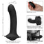 Her Royal Harness Me2 Remote Rumbler Vibrating Strap-On combo contains 2 independent motors w/ 10 vibration modes & a nubby clitoral texture for the wearer. Dimension & features.