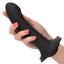 Her Royal Harness Me2 Remote Rumbler Vibrating Strap-On combo contains 2 independent motors w/ 10 vibration modes & a nubby clitoral texture for the wearer. On-hand.