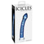  Icicles No. 29 Spiral Ribbed Glass Dildo has a bulbous tapered tip + a curved shaft for G-spot/prostate stimulation & a raised ribbed texture for more stimulation. Package. (2)