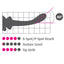 Icicles No. 89 Smooth Curved Glass G-Spot Wand With Suction Cup has a bulbous head & slim curved neck to target the G-spot or P-spot & an optional suction cup for versatile hands-free play. Pleasure score.