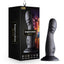 Impressions Amsterdam Vibrating Ribbed Dildo With Suction Cup has 10 deep & powerful vibration modes & a ribbed bulbous head to stimulate the G-spot or P-spot. Package. (2)