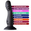 Impressions Amsterdam Vibrating Ribbed Dildo With Suction Cup has 10 deep & powerful vibration modes & a ribbed bulbous head to stimulate the G-spot or P-spot. Features.