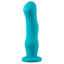 Impressions Miami Vibrating Bulbous Dildo With Suction Cup has 10 deep & powerful vibration modes & a wavy shaft w/ a flat tapered head for maximum contact w/ the G-spot or P-spot.