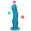 Impressions Miami Vibrating Bulbous Dildo With Suction Cup has 10 deep & powerful vibration modes & a wavy shaft w/ a flat tapered head for maximum contact w/ the G-spot or P-spot. Dimensions.