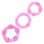 CalExotics Island Rings Cockring 3-Pack - trio of differently sized cockrings, which maximise your stamina & heighten orgasmic pleasure during sex. Pink 2