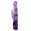 Jack Rabbit Petite Rabbit Vibrator With Clitoral Stimulator & Rotating Beads Battery Operated Waterproof Women's Sex Toy - Purple.
