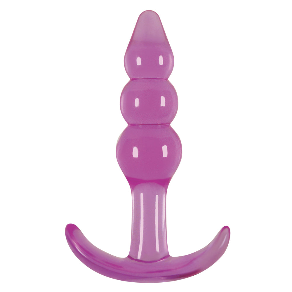 Jelly Rancher Ripple T-Plug Anal Plug w/ Flared Rocking Base Sexyland Jelly Rancher Ripple T-Plug Anal Plug w/ Flared Rocking Base Sexyland