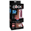 King Cock Plus 6.5" Triple Density Cock With Balls has a stiff inner core, a soft skin-like outer & a suction cup beneath its phallic head, veiny shaft & testicles. Package.