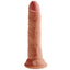 King Cock Plus 7" Triple Density Cock has a dual-density firm core + a soft skin-like outer & a solid suction cup that's stronger than ever. 2