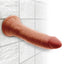 King Cock Plus 7" Triple Density Cock has a dual-density firm core + a soft skin-like outer & a solid suction cup that's stronger than ever. Suction-cup.