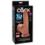 King Cock Plus 7" Triple Density Cock With Swinging Balls has a stiff inner core, soft outer & stretchy ballsack with firm testicles inside that slap realistically against you w/ every thrust. Package.