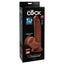 King Cock Plus 8" Triple Density Cock With Swinging Balls has a stiff core, soft skin-like outer & stretchy ballsack w/ firm testicles inside that swing & slap realistically w/ every thrust. Package.