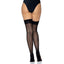 These sexy Cuban heel stockings have an alluring back seam & a thigh-high silhouette that pairs well w/ suspenders for retro sex appeal. Black (3)