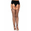 Leg Avenue Gem Industrial Net Thigh-High Hold-Up Stockings have unfinished tops for a simple yet versatile look that goes w/ any garter belt in lingerie looks or under everyday wear. (5)