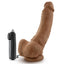 Go for 12 rounds w/ this dildo, complete w/ a wired remote control for the multispeed vibrations & realistic phallic design w/ a ridged head & thick veiny shaft. (3)