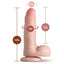 Loverboy The K-Pop Star Realistic 7.25" Dildo has a lightly veiny straight shaft & ridged head w/ a harness-compatible suction cup for hands-free play, solo or partnered. Dimension.