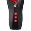 M For Men Storm Vibrating Moaning Suction Masturbator has 7 vibration settings + contraction-like suction that feels like being milked & includes headphones to enjoy a realistic moaning function. Control buttons.